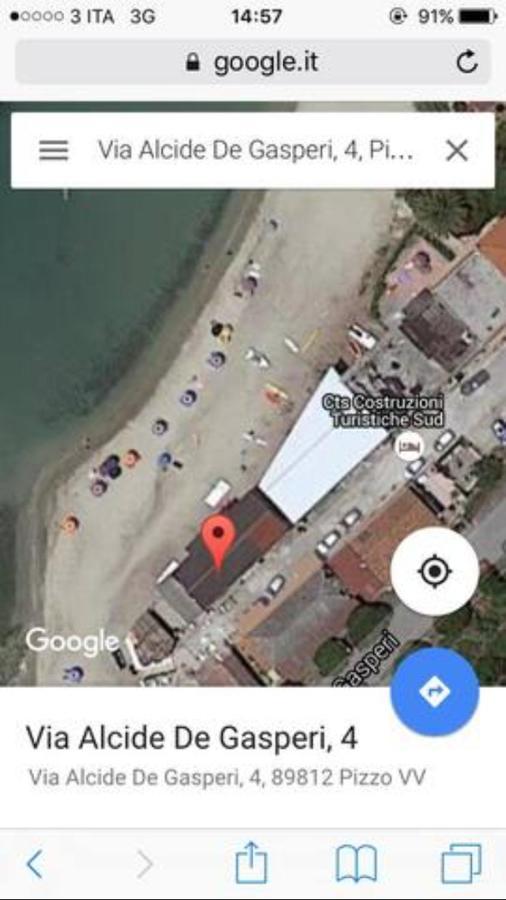 ピッツォ La Terrazza Sul Mareヴィラ エクステリア 写真
